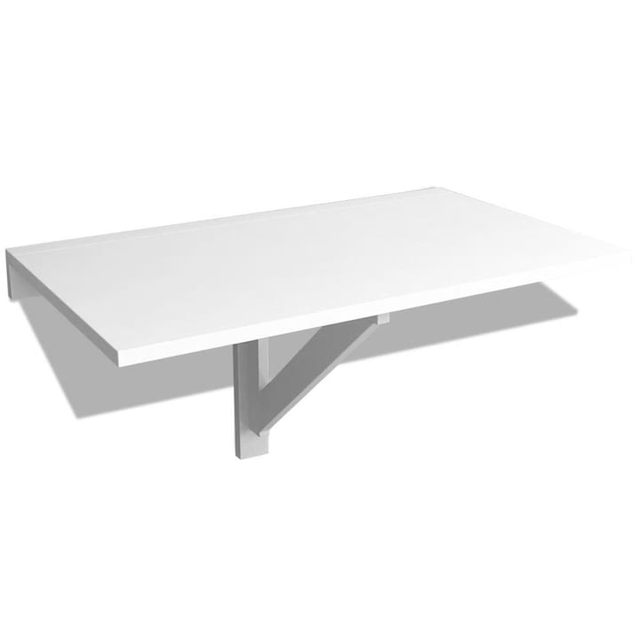 vidaXL lehajtható fali asztal 100 x 60 cm, Fehér