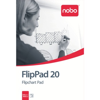 Hartie NOBO pentru flipchart, matematica , 20 coli Hartie NOBO pentru flipchart, matematica , 20 coli
