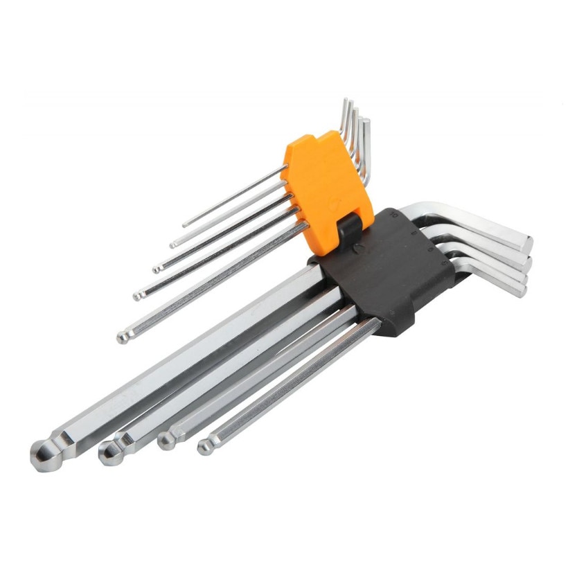 Set (9buc) chei Imbus torx Tolsen (Germania) Chrome Vanadium ( 1.5-10 mm)
