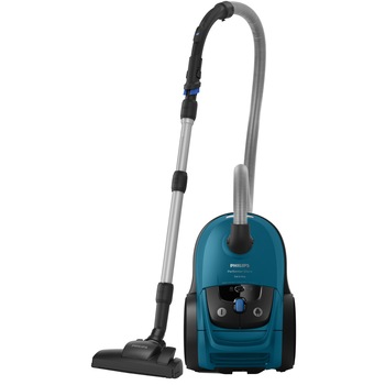 Aspirator cu sac Philips Performer Silent FC8743/09, 4 l, 650 W, Filtru anti-alergeni, Albastru Aspirator cu sac Philips Performer Silent FC8743/09, 4 l, 650 W, Filtru anti-alergeni, Albastru