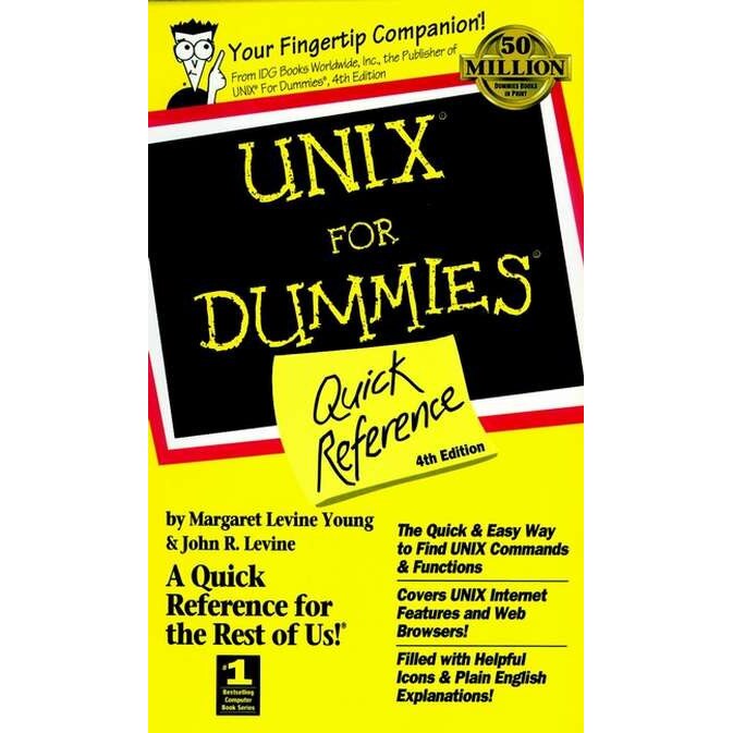 UNIX For Dummies Quick Reference de Margaret Levine Young
