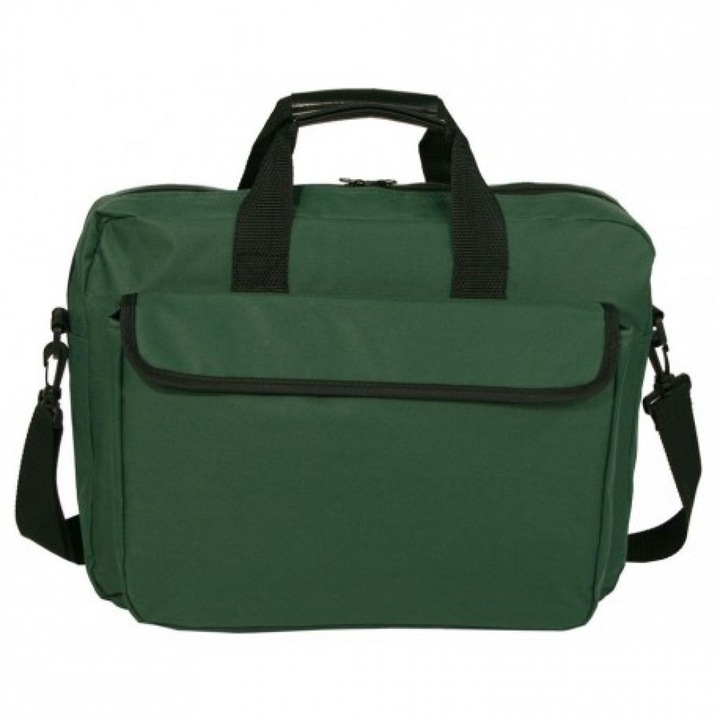 Лаптоп чанта PAS0 82-193А, зелена, 40х31x18