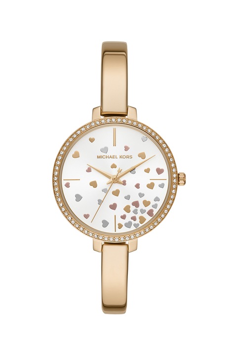 Michael Kors, Kerek karóra kristályokkal, Aranysárga