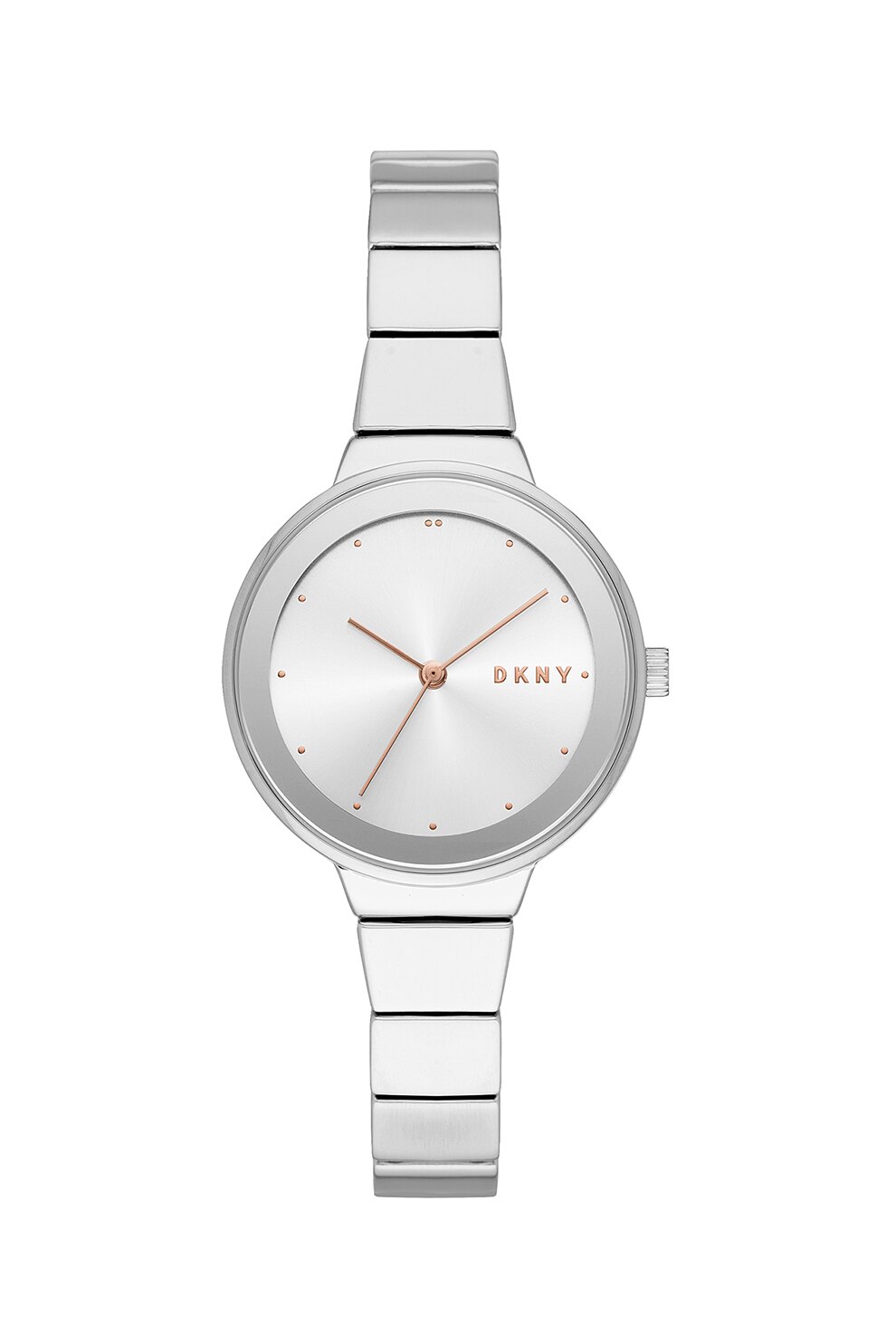 DKNY, Ceas quartz din aliaj, Argintiu