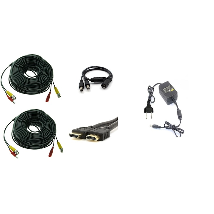Kit alarma Wireless StarterKitHUB2 Cam, negru