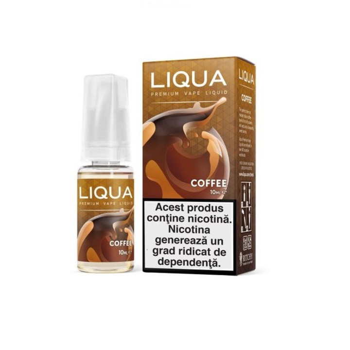 Lichid pentru tigara electronica Liqua 10 ml Cafea 6mg nicotina
