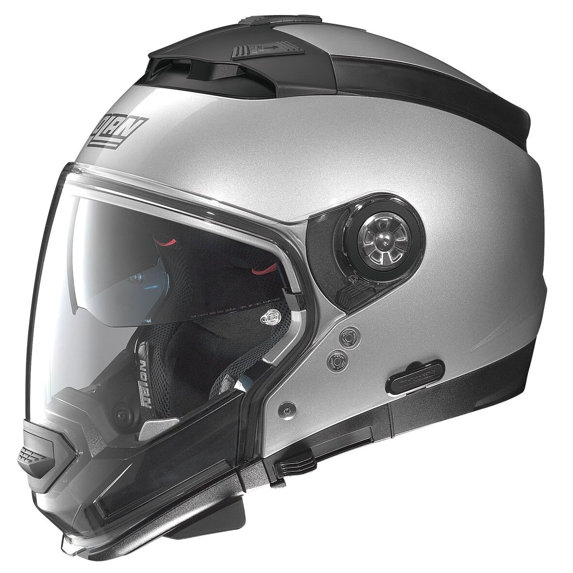 Casca moto NOLAN CrossOver - N44 EVO Special N-COM - salt silver S