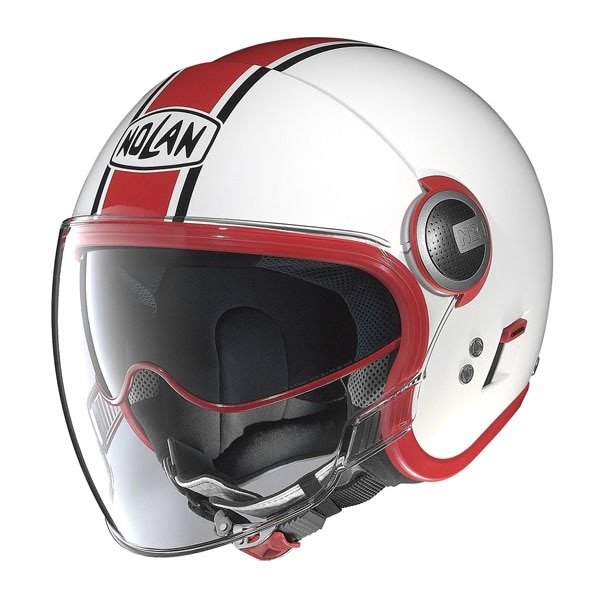 Casca moto NOLAN Mini-Jet - N21 Visor Duetto - glossy white L