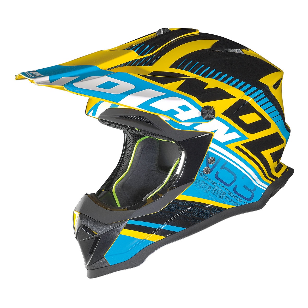 Casca moto NOLAN Offroad - N53 Flaxy - cab yellow XL