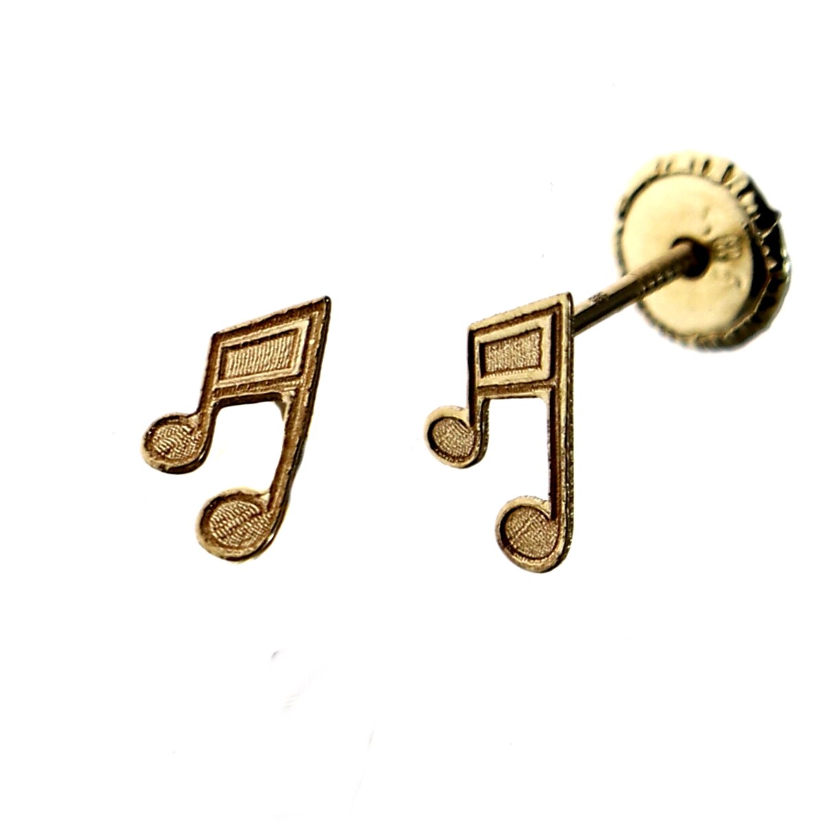 Cercei aur 14k, pentru copii, Nota Muzicala - IJOO