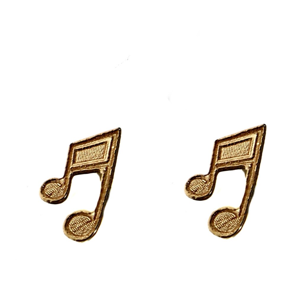Cercei aur 14k, in forma de Nota Muzicala- IJOO