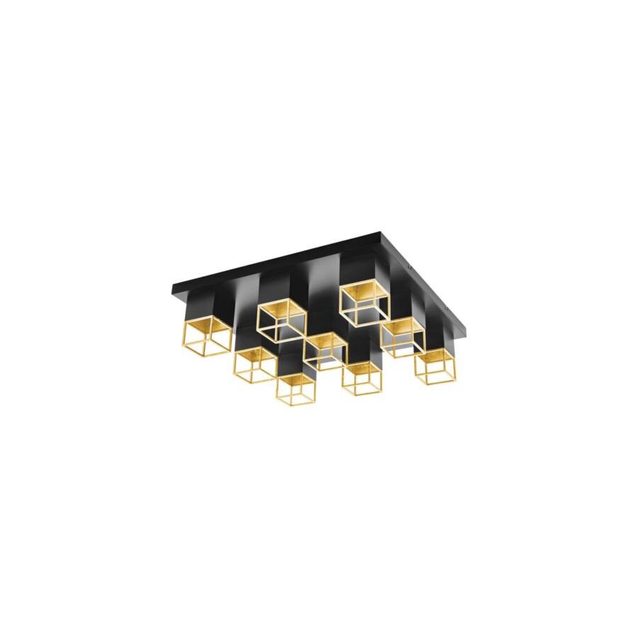 Plafoniera Montebaldo EGLO, metal ,negru auriu