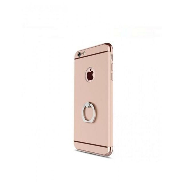 Husa telefon Apple iPhone 8 Plus ofera protectie 3in1 Ring Rose-Gold