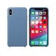 Husa Apple Leather pentru iPhone XS Max, Cornflower