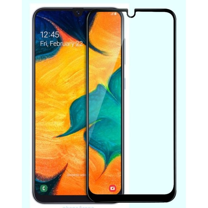 Folie de Sticla 5D SAMSUNG Galaxy A30 / A30s (Negru) Full Glue