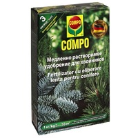 Ingrasamant Compo, Pentru toate tipurile de conifere, Ofera inca din prima zi nutrientii de baza si cei micro, Asigura o buna dezvoltare plantei