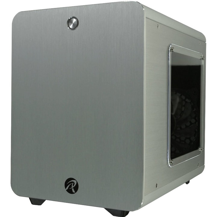 Кутия Raijintek METIS PLUS Window Silver, Алуминий