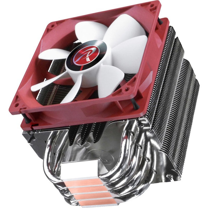 Cooler CPU Raijintek THEMIS Evo, Ventilator 120mm PWM, 4 x Heat-pipe