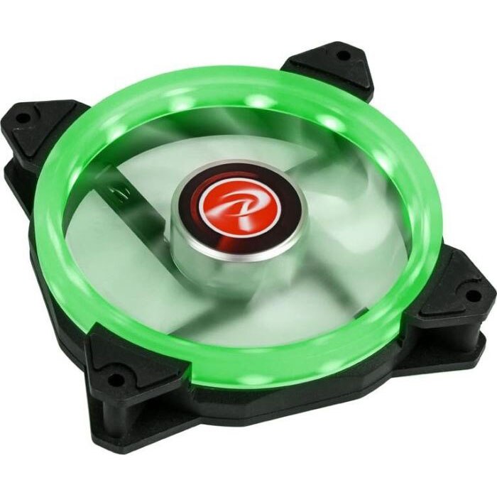 VentilatorRaijintek IRIS 12 LED Fan, green - 120mm