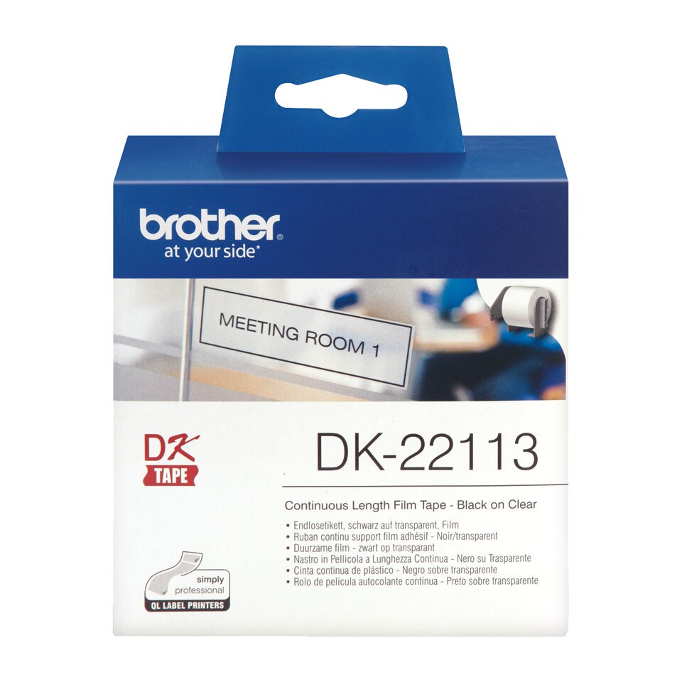 Banda Laminata Etichete Brother DK22113, 62mm x 15,24m