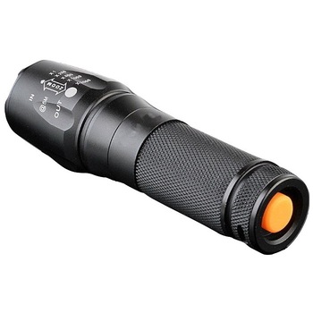 Lanterna reincarcabila NS-5029 led 5W cu zoom, din aluminiu, cu suport bicicleta inclus, 800 lumeni Lanterna reincarcabila NS-5029 led 5W cu zoom, din aluminiu, cu suport bicicleta inclus, 800 lumeni