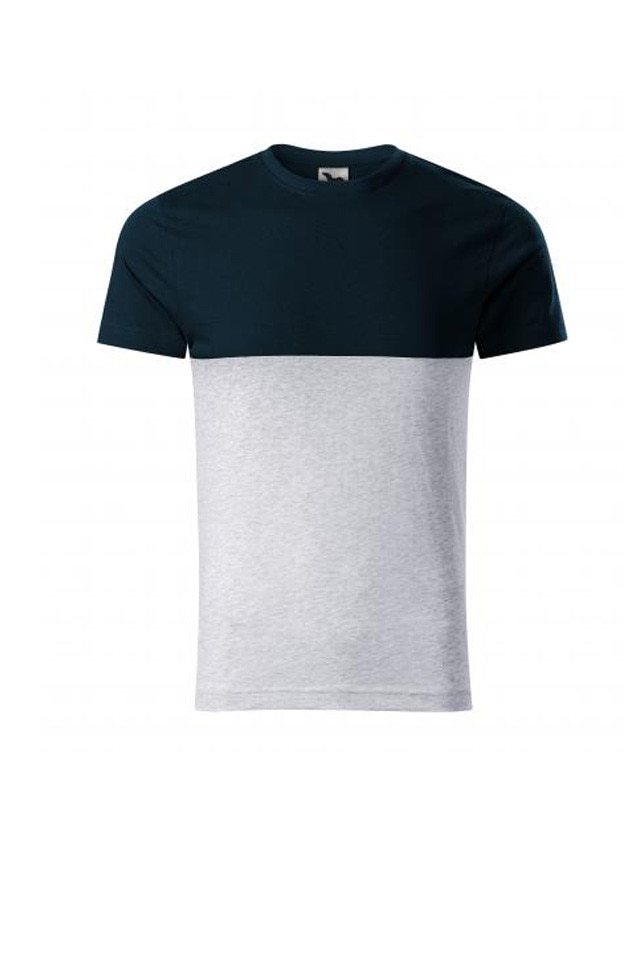 Tricou Malfini Colormix barbati, Albastru/Gri