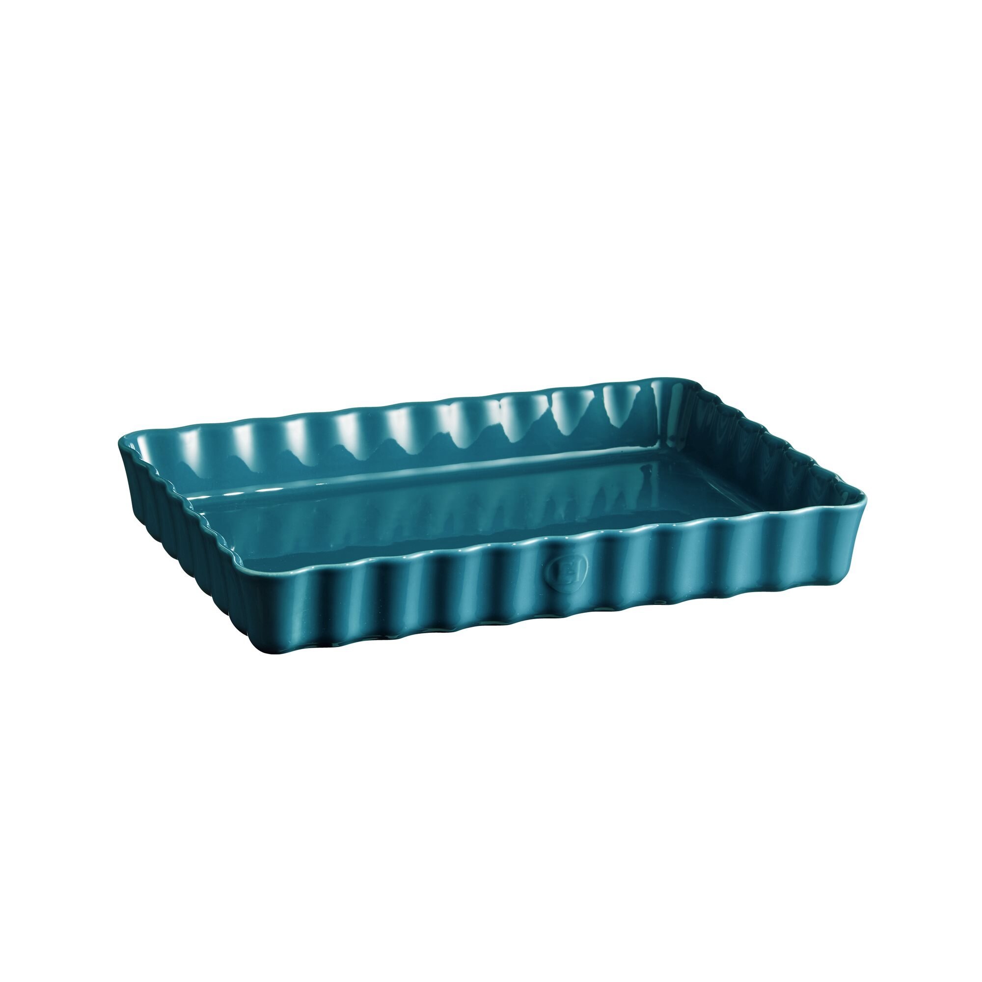Tava ceramica pentru tarte, 33,5 x 24 cm/1,9 l, albastru - Emile Henry