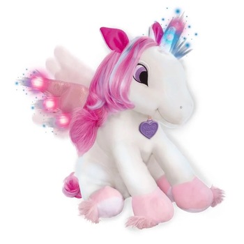 Jucarie de plus interactiva Noriel Pets - Printesa Luana Unicorn Jucarie de plus interactiva Noriel Pets - Printesa Luana Unicorn