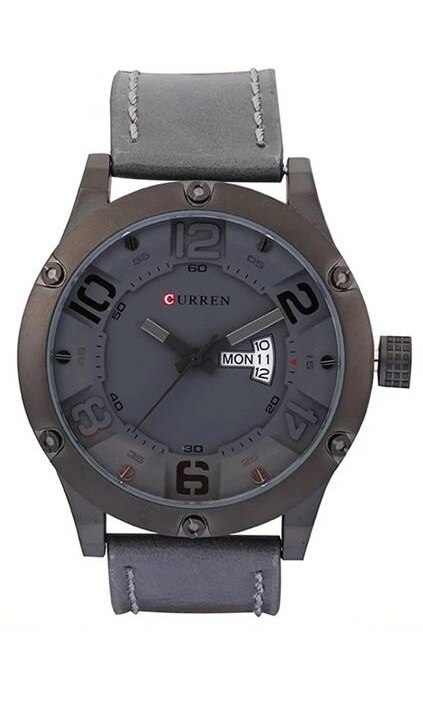 Ceas de mana barbati casual, elegant Curren M8251GRI
