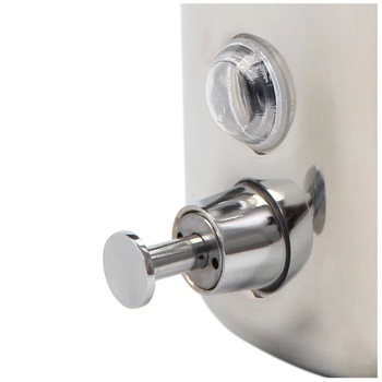 Dispenser sapun lichid 800ml cromat lucios fixare perete Dispenser sapun lichid 800ml cromat lucios fixare perete