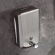 Dispenser detergent lichid 800ml inox satinat antivandalism inchidere cheie