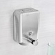 Dispenser detergent lichid 800ml inox satinat antivandalism inchidere cheie