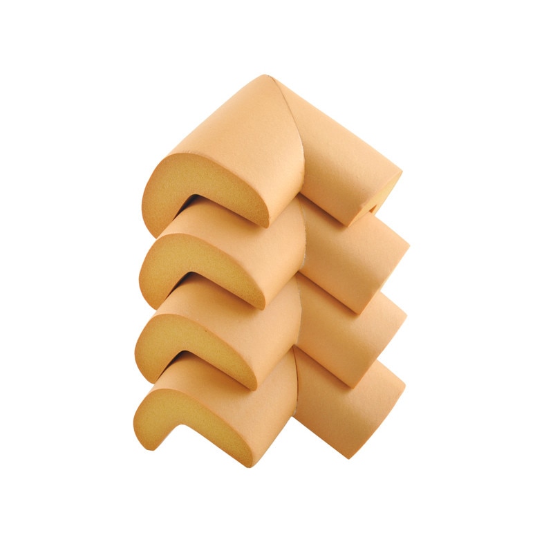 Set sigurante, Zola®, pentru coturile mobilei, din spuma, pentru copii, 4 bucati, crem