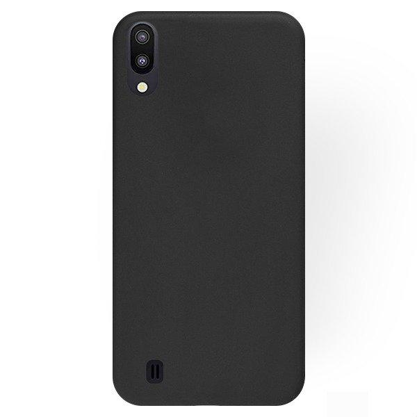 SET 1x Husa silicon Samsung Galaxy M10 , Negru Mat + 1x Folie sticla securizata Samsung Galaxy M10 , Antisoc, TPU, Viceversa