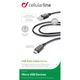 Кабел данни USB Cellular Line, micro USB, 2m, универсален