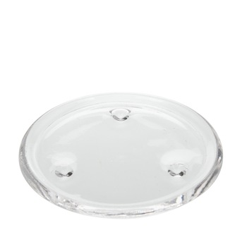 Suport din sticla pentru lumanare, diametru 14 cm Suport din sticla pentru lumanare, diametru 14 cm