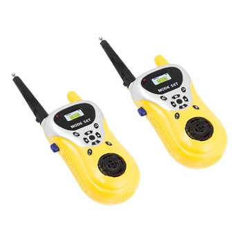 Statie Walkie Talkie, Semnal 100 de metri ,galbene Statie Walkie Talkie, Semnal 100 de metri ,galbene