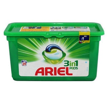 Detergent capsule Ariel 3in1 PODS, 39 spalari, Mountain Spring Detergent capsule Ariel 3in1 PODS, 39 spalari, Mountain Spring