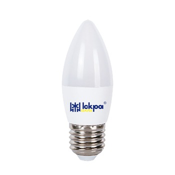 Bec LED C37 5w, lumanare, E27, 3000k lumina calda, Iskra Bec LED C37 5w, lumanare, E27, 3000k lumina calda, Iskra