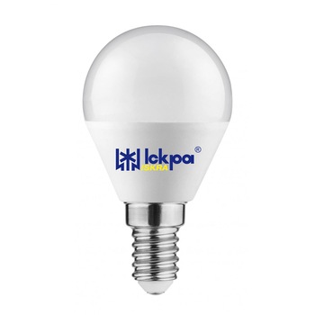 Bec LED G45 5w, E14, 3000k lumina calda, Iskra Bec LED G45 5w, E14, 3000k lumina calda, Iskra