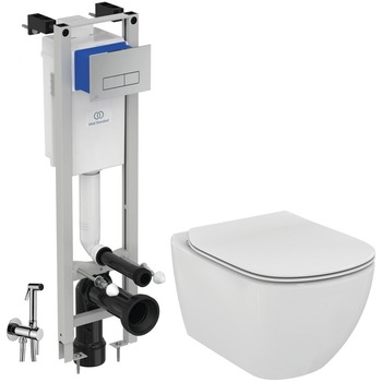 Set 3 in 1 Ideal Standard + Ideal Standard Tesi Aquablade + Paffoni - Cu dus Igienic - Gata de montaj - Vas wc Suspendat Ideal Standard Tesi Aquablade + Capac softclose + Rezervor Ideal Standard Set 3 in 1 Ideal Standard + Ideal Standard Tesi Aquablade + Paffoni - Cu dus Igienic - Gata de montaj - Vas wc Suspendat Ideal Standard Tesi Aquablade + Capac softclose + Rezervor Ideal Standard