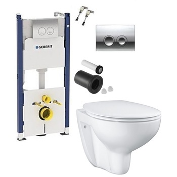 ALL IN ONE Incastrat - Geberit + Grohe Bau Ceramic Rimless - Gata de montaj - Vas wc Suspendat Grohe Bau Ceramic Rimless + Capac softclose + Rezervor Geberit + Suport hartie ROMTATAY ALL IN ONE Incastrat - Geberit + Grohe Bau Ceramic Rimless - Gata de montaj - Vas wc Suspendat Grohe Bau Ceramic Rimless + Capac softclose + Rezervor Geberit + Suport hartie ROMTATAY
