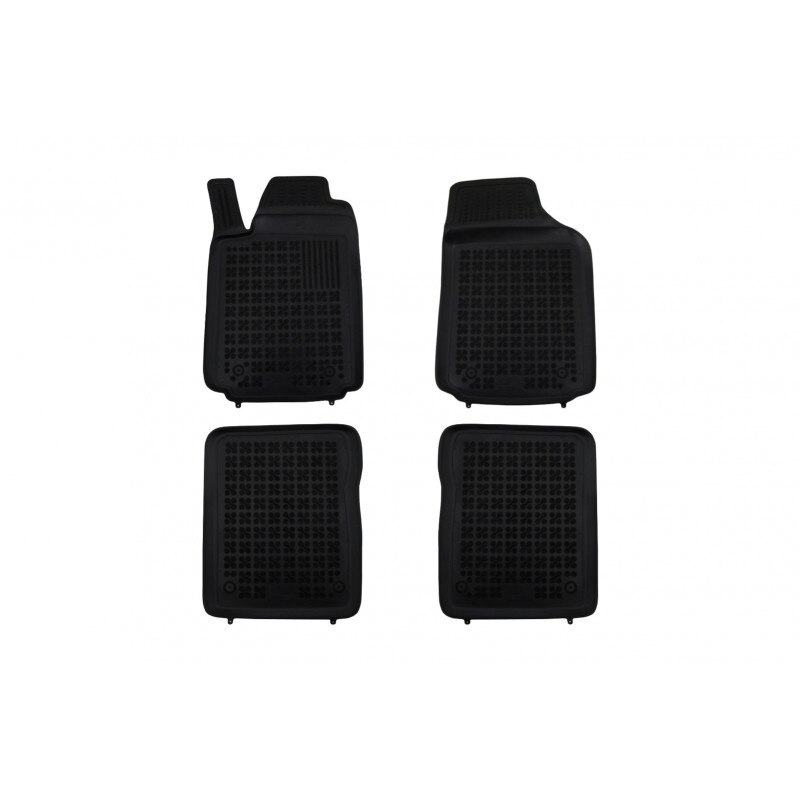 Covorase Presuri Auto Negru din Cauciuc compatibil cu AUDI A2 1999 - 2005