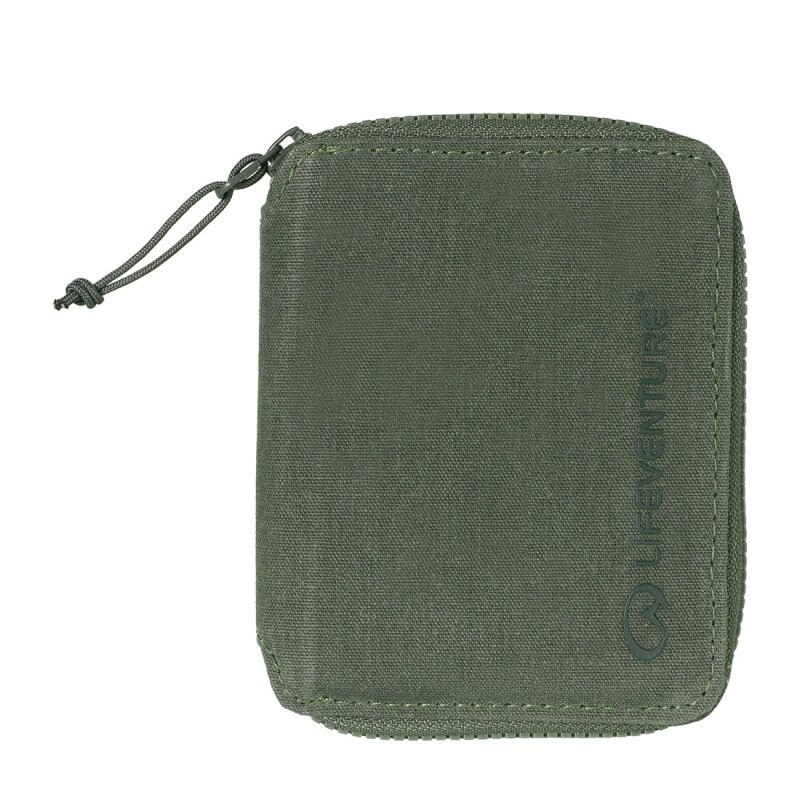 Portofel Bi-fold cu Protectie RFID Olive