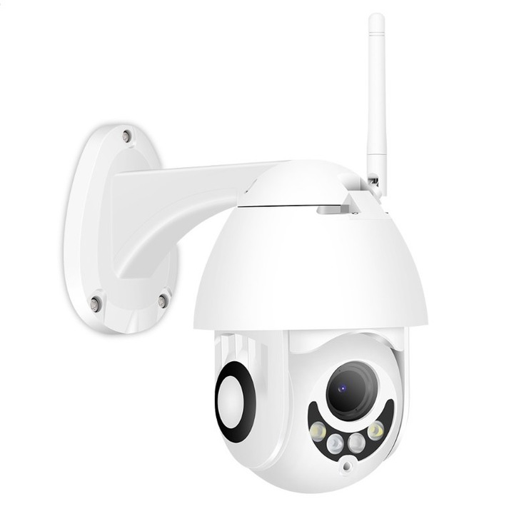 Spy Gadget kültéri / beltéri IP megfigyelő kamera, Full HD, PTZ vezérlés, WiFi, LAN, 128 GB kártya támogatás, P2P, H264, Android, iOS