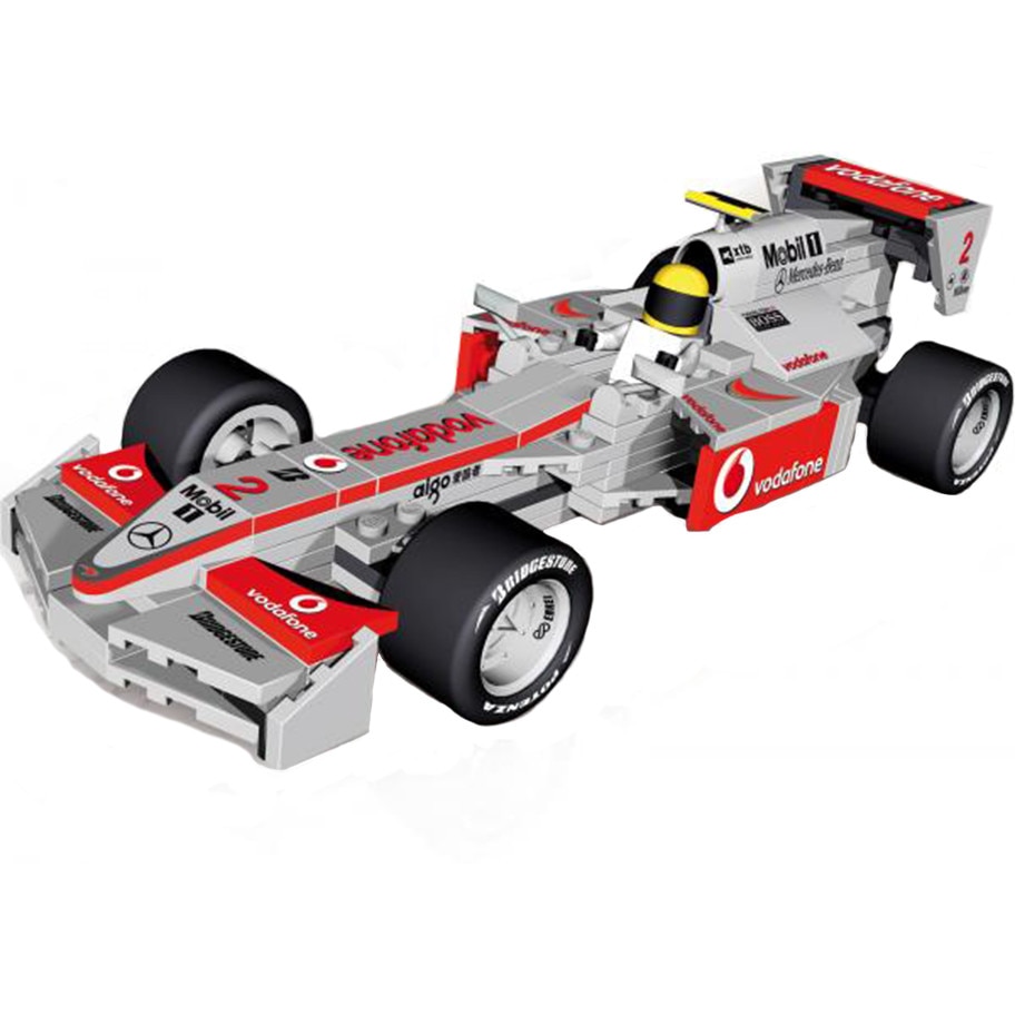 Jucarie de construit Bolid Formula 1 Mercedes, 160 piese - Cobi