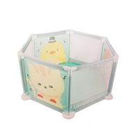 Tarc pentru Bebe cu imprimeu colorat, dimensiune 112 cm x 112 cm x 51 cm