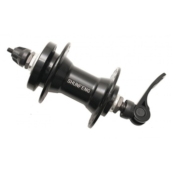Butuc Fata 26 Aluminiu , Compatibil Disc , Prindere Rapida , Rulare Rulment , 36H Butuc Fata 26 Aluminiu , Compatibil Disc , Prindere Rapida , Rulare Rulment , 36H