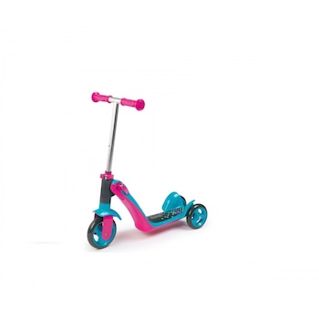 Trotineta Smoby 2 in 1 roz Trotineta Smoby 2 in 1 roz