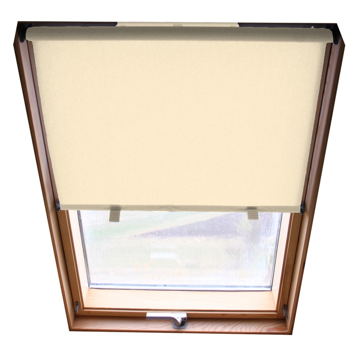 Rulou mansarda, Lexundros, Lex 2-26 Crem rozuliu, 83.5 cm x 140 cm